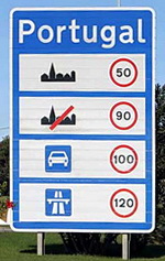 Portugal Speed Limits
